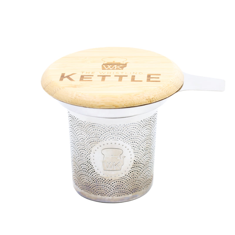 AEVXKHI 4PCS Tea Strainers With Drip Bowls, Stainless Steel Tea Infusers Double Winged Handles Fine Mesh Tea Filter Strainer Unique Tea Steeper Loose Leaf