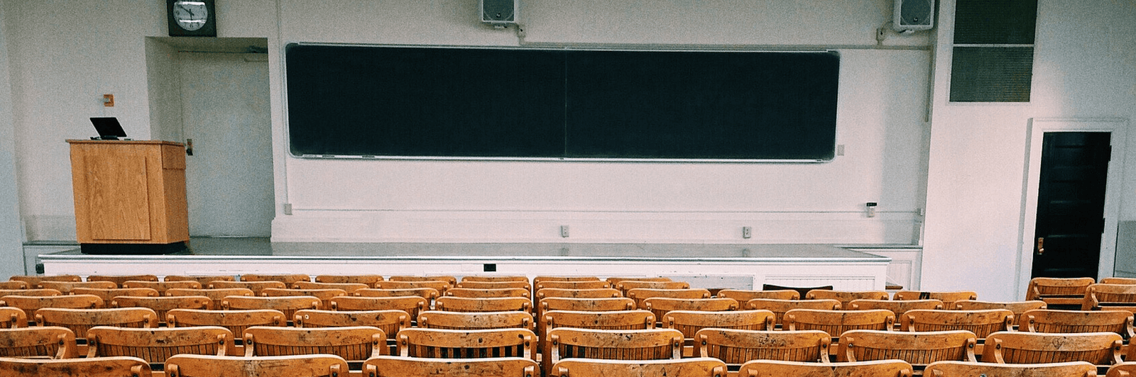 A university lecture hall