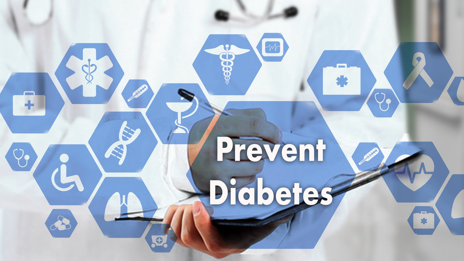 Diabetes checking blood pressure