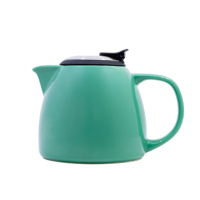 The Whistling Kettle Tea Merch The Big Steep - 27 Ounces Ceramic Mug - Turquoise