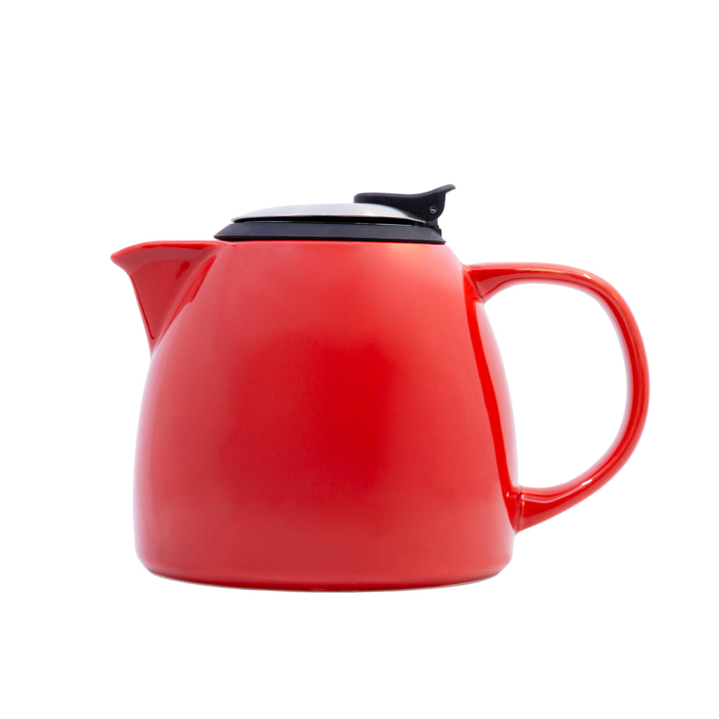 The Whistling Kettle Tea Merch The Big Steep - 27 Ounces Ceramic Mug - Red
