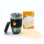 Ceramic Bird's Egg Cup and Tea Bag Bundle