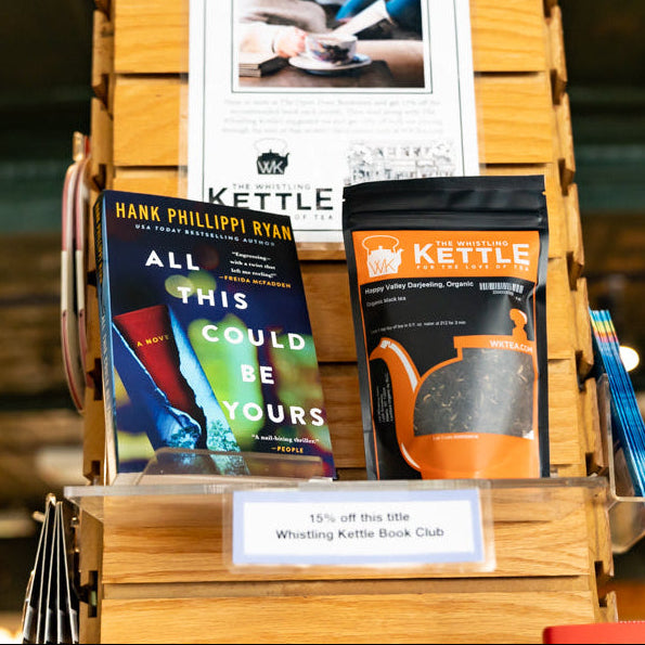All This Could Be Yours: A Novel by Hank Phillippi Ryan paired with Happy Valley Darjeeling, Organic tea