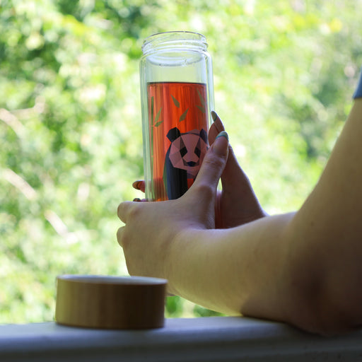 Double Wall Glass Tumbler with Infuser