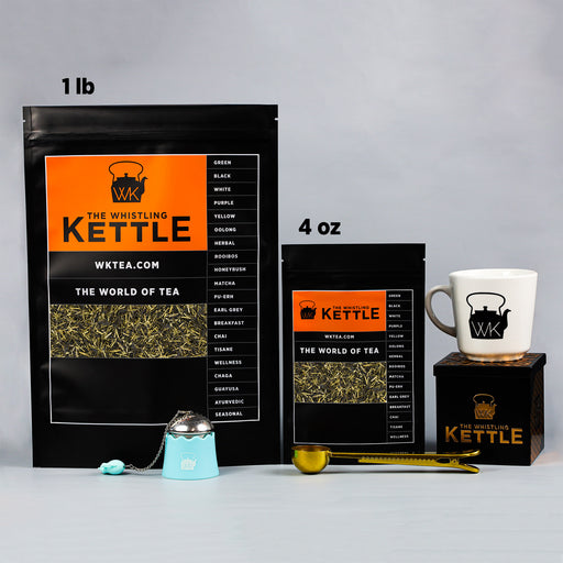 Kukicha tea in 1lb and 4oz bags