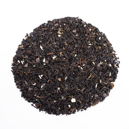Top view of mound of Salted Caramel Chocolate Tea