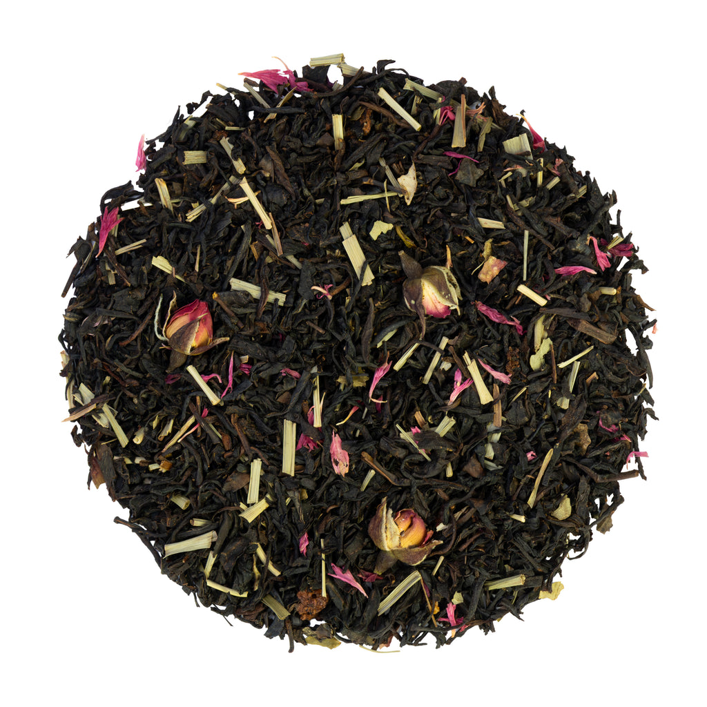 Picture of loose sweet dragon fruit strawberry black tea