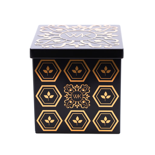 The Whistling Kettle Tea Tin - Honeycomb design