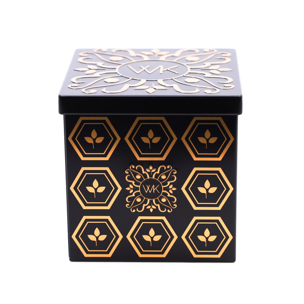 The Whistling Kettle Tea Tin - Honeycomb design