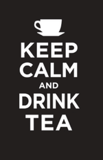 The Whistling Kettle "Keep Calm and Drink Tea" - T-Shirt