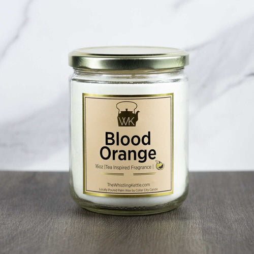 The Whistling Kettle Product Blood Orange Scented Tea Candle