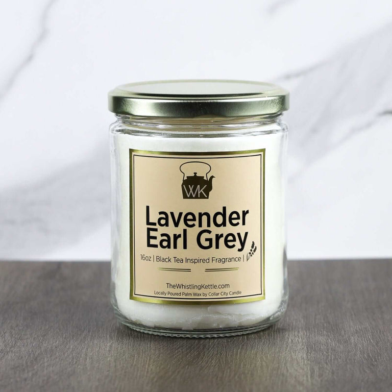 The Whistling Kettle Product Lavender Earl Grey Scented Tea Candle
