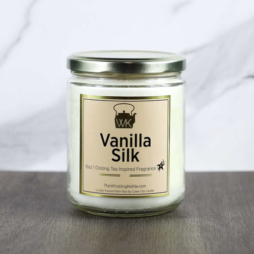 The Whistling Kettle Product Vanilla Silk Scented Tea Candle