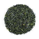 Top mound picture of The Whistling Kettle Gyokuro green tea.