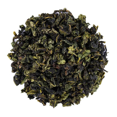 Top mound picture of The Whistling Kettle Iron Goddess of Mercy oolong tea.