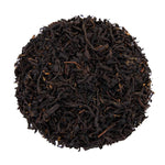 Top mound picture of The Whistling Kettle Lapsang Souchong smoked black tea.