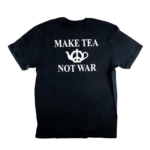 The Whistling Kettle Tea Merch "Make Tea, Not War" - T-Shirt
