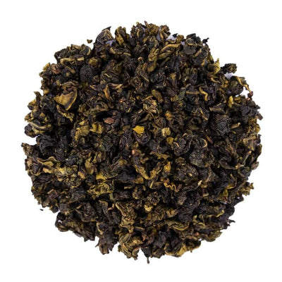 Top mound picture of The Whistling Kettle Milk Oolong tea.