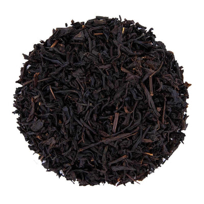 Top mound picture of The Whistling Kettle Vanilla Cream black tea.