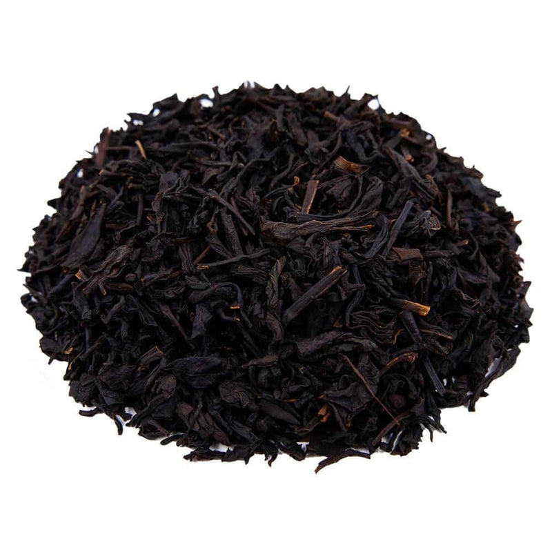 Side mound picture of The Whistling Kettle Vanilla Cream black tea.