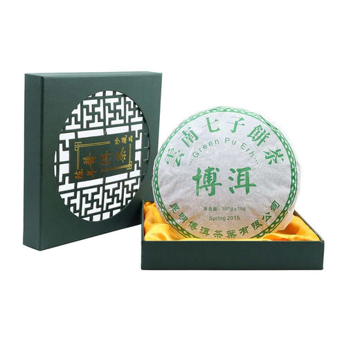 The Whistling Kettle Tea Yunnan Chitsu PingCha Pu-erh - Green Tea Cake